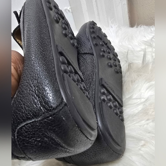 Michael Kors Everett Leather Moccasin Black Loafers Flat Women's Size 6M🌴✌️ - Picture 8 of 10